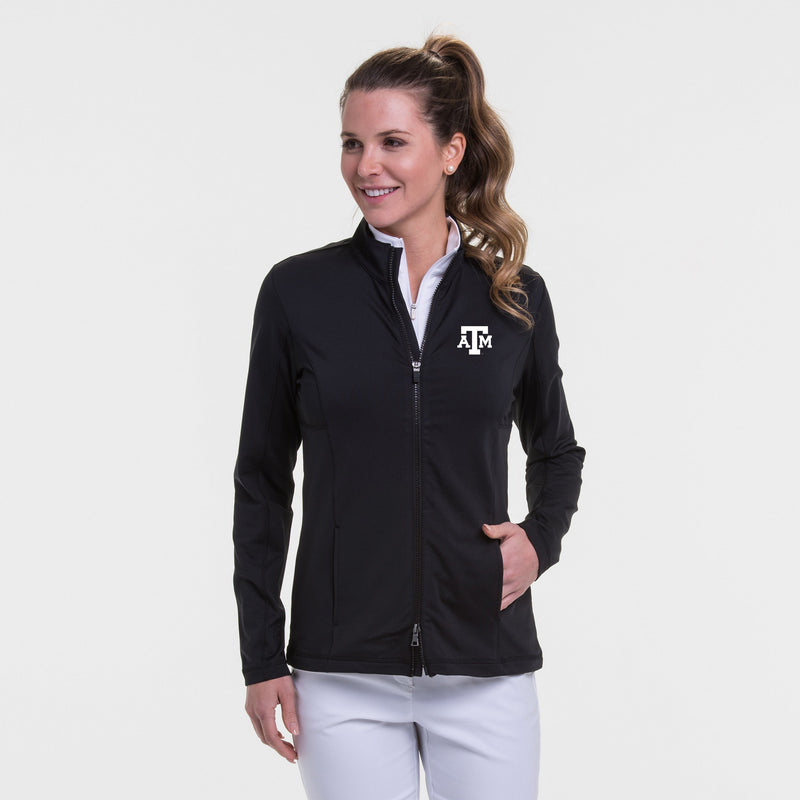 Texas A&M | Long Sleeve Brushed Jersey Jacket | Collegiate