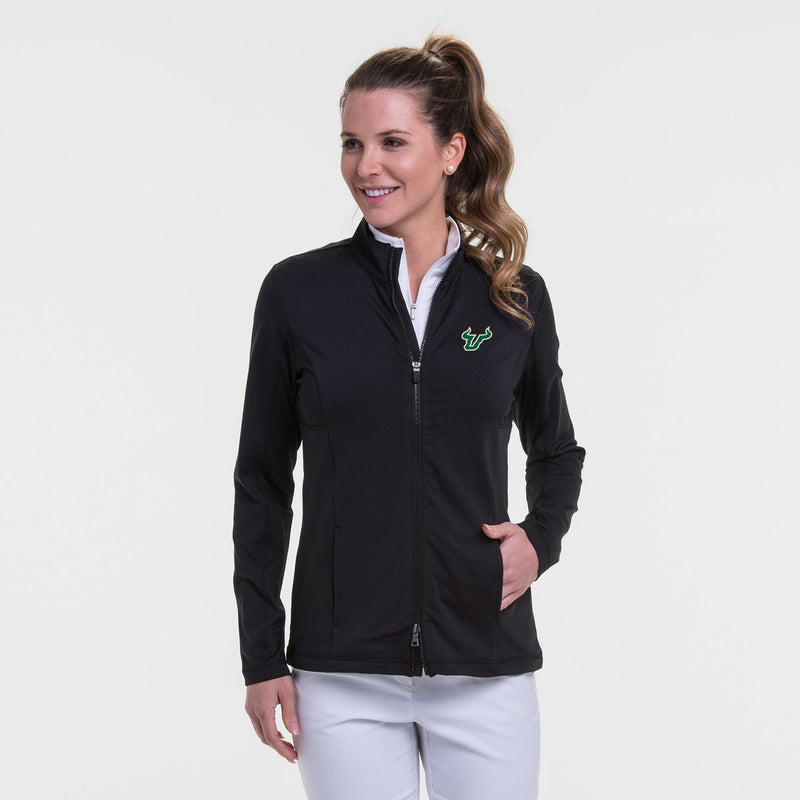 USF | Long Sleeve Brushed Jersey Jacket | Collegiate