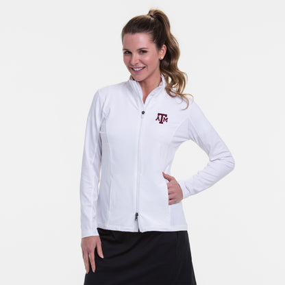 Texas A&M | Long Sleeve Brushed Jersey Jacket | Collegiate