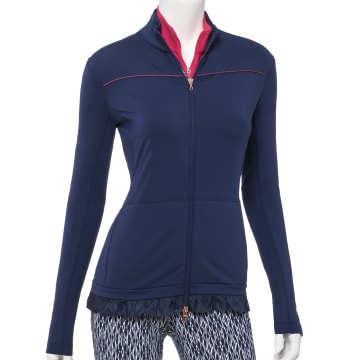 Long Sleeve Zip Front Jacket w/ Arrow - SALE