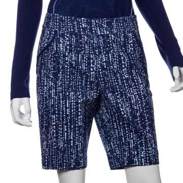 Tonal Textural Print Compression Short - SALE
