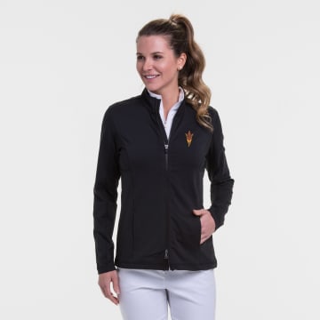 Arizona State | Long Sleeve Brushed Jersey Jacket | Collegiate