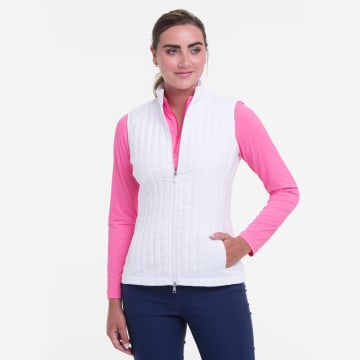 Vertical Quilted Vest - Vertical Quilted Vest