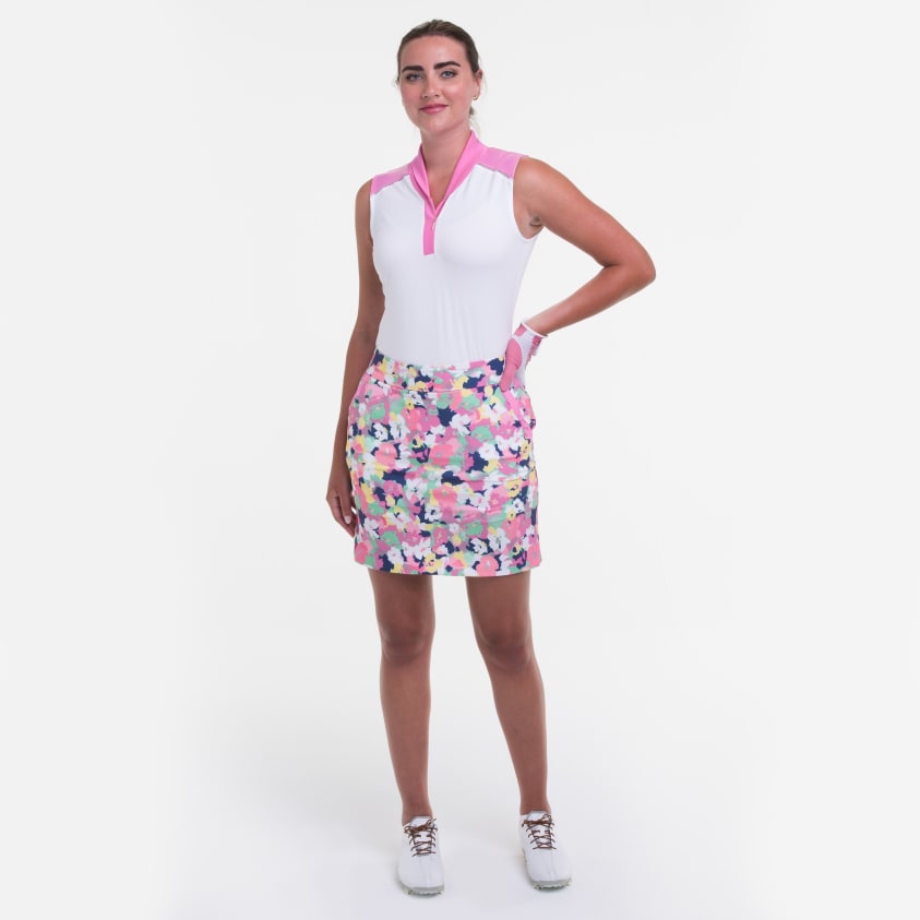 19 Inch Fun Flat Print Skort