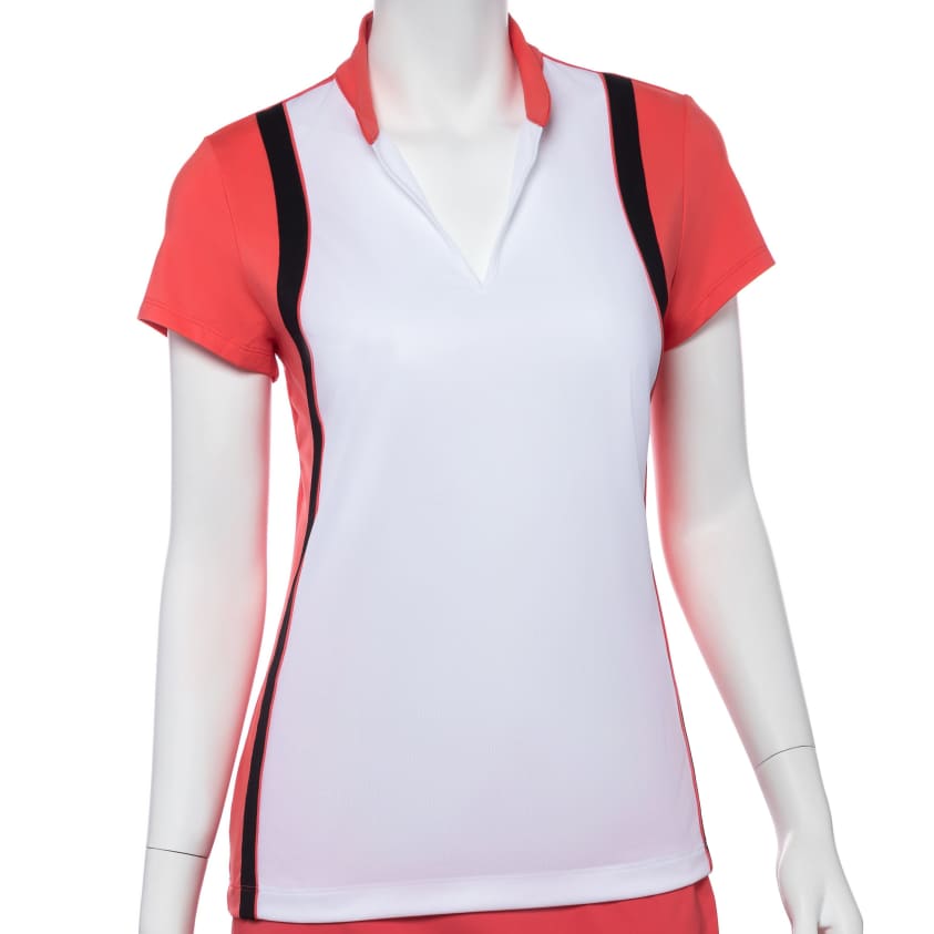 Cap Sleeve Color Blocked Polo - EPNY