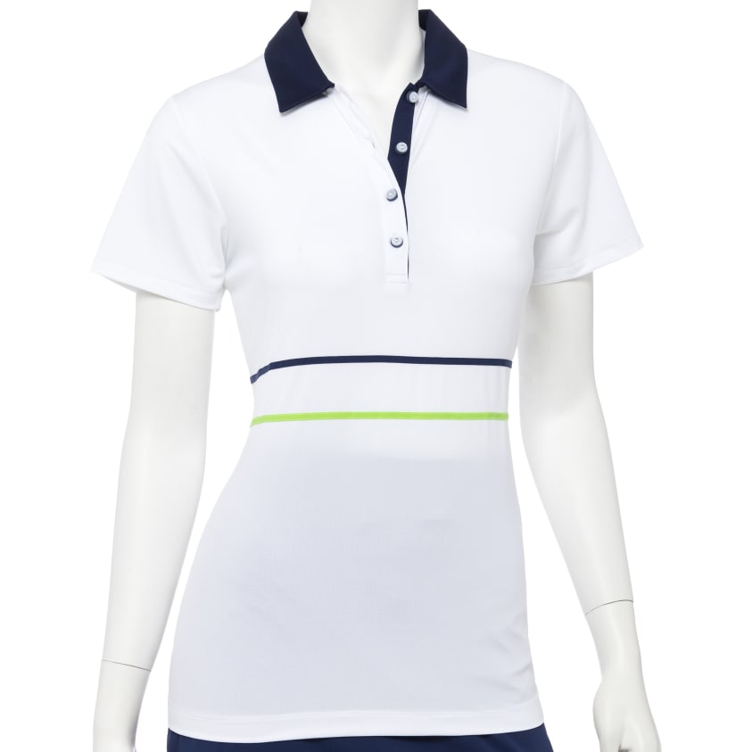 Short Sleeve Tape & Mesh Trim Polo - EPNY