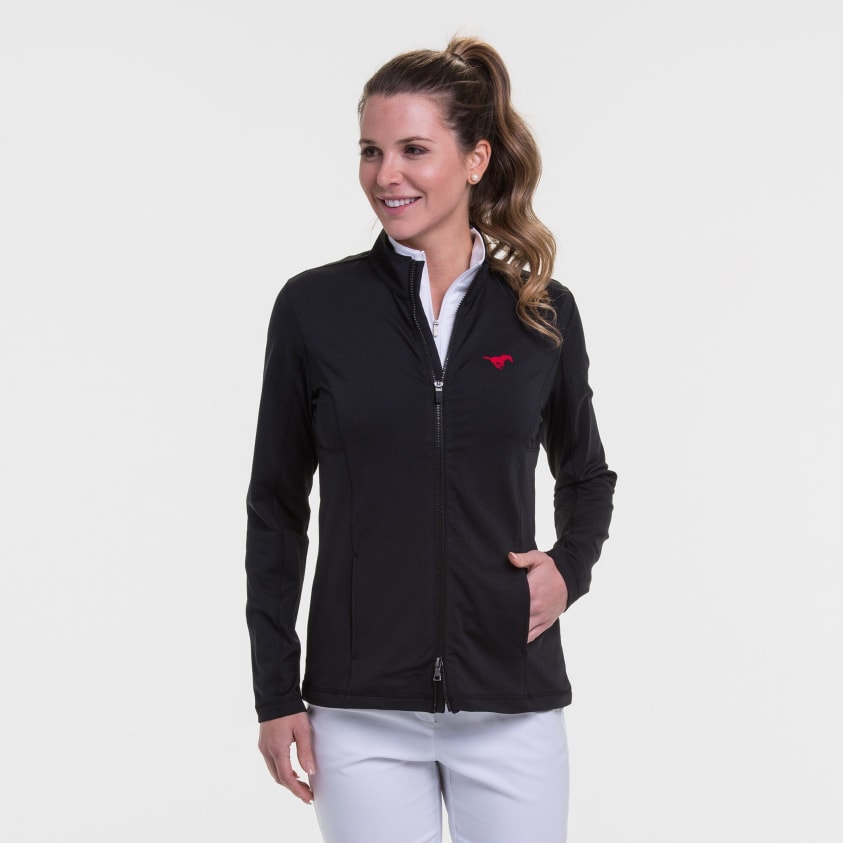 SMU | Long Sleeve Brushed Jersey Jacket | Collegiate