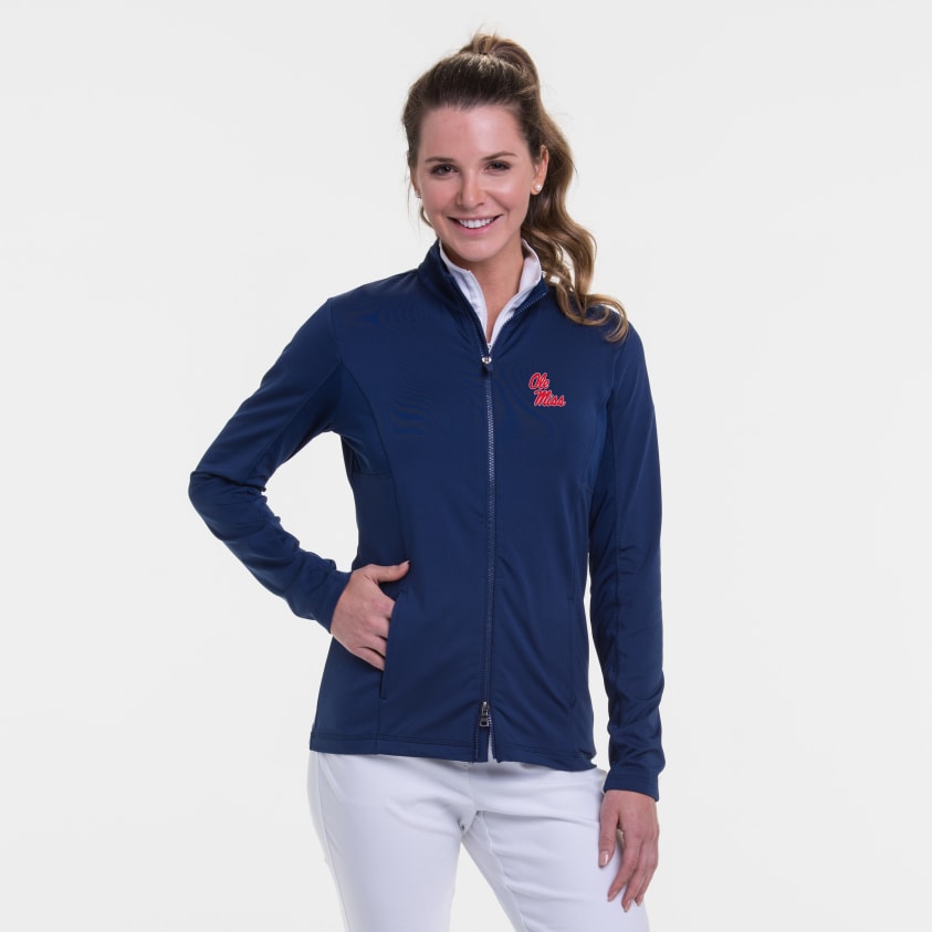Ole Miss | Long Sleeve Brushed Jersey Jacket | Collegiate